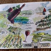 Mon projet du cours : Carnet de voyage à l’aquarelle. Traditional illustration, Watercolor Painting, Architectural Illustration, and Sketchbook project by miland_josephine - 09.01.2022