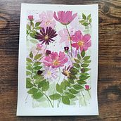 Mi proyecto del curso: Acuarela floral: conecta con la naturaleza. Traditional illustration, Painting, Watercolor Painting, and Botanical Illustration project by Gema Domínguez Begines - 09.01.2022