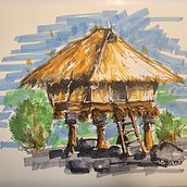 My project for course: Expressive Architectural Sketching with Colored Markers. Sketching, Drawing, Architectural Illustration, Sketchbook & Ink Illustration project by superdupergoody - 08.18.2022