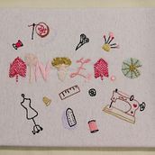 Mi proyecto del curso: Introducción al bordado en relieve. Embroider, and Textile Design project by Aintzane Caballero Muguerza - 09.01.2022