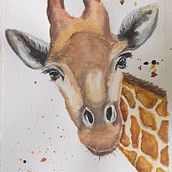 Mein Kursprojekt: Ausdrucksstarke Tierporträts in Aquarell. Traditional illustration, Watercolor Painting, Realistic Drawing, and Naturalistic Illustration project by ullisteffensen_us - 09.05.2022