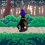 Mi proyecto del curso: SALEM EL GATO MAGICO. Character Design, Video Games, Pixel Art, and Game Design project by Anthony Espinoza Araujo - 08.29.2022