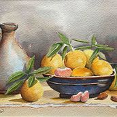 Natures mortes. Fine Arts, Painting, Drawing, Watercolor Painting, and Realistic Drawing project by Alain Huger - 09.02.2022