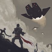 Concept Sci-fi. Un progetto di Illustrazione tradizionale, Character design, Illustrazione digitale, Arte concettuale e Videogiochi di fabioparisi2552 - 02.09.2022