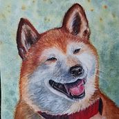 Mi proyecto del curso: Retratos expresivos de animales en acuarela. Traditional illustration, Watercolor Painting, Realistic Drawing, and Naturalistic Illustration project by Galina - 09.02.2022