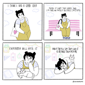 Instagram comic. Projekt z dziedziny Trad, c, jna ilustracja i Komiks użytkownika Chiara Meloni - 02.09.2022