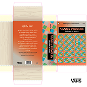 Vans vs Penguin Collaborative Shoebox. Design project by Scotty B - 09.02.2022