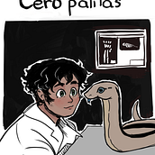 Chilean green racer:  Cero patitas. Projekt z dziedziny Komiks,  R i sunek użytkownika nn nn - 02.09.2022