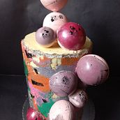 My project for course: Cake Design: Modern Decorating Techniques. Design, and DIY project by Lourdes Rivera Alvarez - 09.03.2022