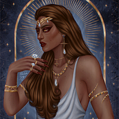 Meu projeto do curso: Pintura digital de personagens no Photoshop. Un proyecto de Diseño de personajes, Ilustración digital, Dibujo digital y Pintura digital de Thali Hargreaves - 01.09.2022