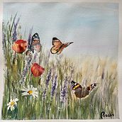 Mi proyecto del curso: Ilustración naturalista con acuarela y carboncillo. Ilustração tradicional, Pintura e Ilustração naturalista projeto de Rocío González - 04.09.2022