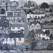 Covid and lockdown. Traditional illustration project by Annabel Church Smith - 09.04.2022
