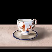 A China Cup. Painting, Traditional illustration, and Decorative Painting project by Antonio Vilches Serra - 10.03.2022