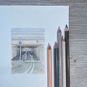 My project for course: Sketchbook Illustration with Colored Pencils. Traditional illustration, Fine Arts, Sketching, Pencil Drawing, Drawing, Artistic Drawing, and Sketchbook project by Gi Yuen - 09.04.2022