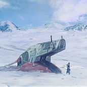 Star Wars - Matte painting cinematográfico. Een project van  Art direction, Fotografische postproductie, Film, Retoucheren van foto's, Fotografische compositie, Fotomontage y Matte painting van esmoad - 04.09.2022