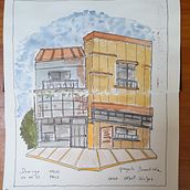 Mi proyecto del curso: Dibujo arquitectónico expresivo con marcadores de colores. Sketching, Drawing, Architectural Illustration, Sketchbook & Ink Illustration project by Néstor Valverde Merlo - 09.04.2022