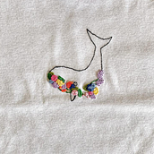 Il mio progetto del corso: Ricamo a mano anatomico e floreale per capi e accessori. Embroider, Upc, cling, and Textile Design project by Camilla - 09.04.2022