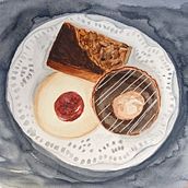 My project for course:  Flavorful Food Illustration with Watercolor. Projekt z dziedziny Trad, c, jna ilustracja,  Sztuki piękne i Malowanie akwarelą użytkownika nancycarolstudio - 04.09.2022