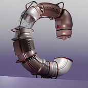 Mon projet du cours : Typographie 3D : créez des lettres uniques sur Blender. 3D, 3D Modeling, 3D Design, Digital Lettering, and 3D Lettering project by stephanerenaud75 - 09.04.2022