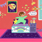 Mi proyecto del curso: Ilustración para libros infantiles: crea un universo lleno de alegría. Traditional illustration, Character Design, Sketching, Digital Illustration, Children's Illustration, Digital Drawing, Narrative, and Picturebook project by Lucre Macua - 09.04.2022