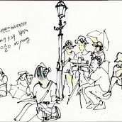 Seoul Life Drawing Ein Projekt aus dem Bereich Traditionelle Illustration, Skizzenentwurf, Bleistiftzeichnung, Zeichnung, Digitale Illustration, Aquarellmalerei, Concept Art, Stickerei, Porträtzeichnung, Digitale Zeichnung, Digitale Malerei, Sketchbook, Anatomische Zeichnung, Zeichnen mit Buntstiften und Mode-Illustration von Miyoung Yi - 05.09.2022