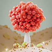 My project for course: 3D Animation with Cinema 4D and Redshift for Beginners. 3D, 3D Animation, 3D Modeling, and 3D Design project by Ruhulla R - 09.04.2022