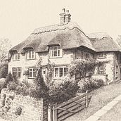 A Map of West Sussex Architecture. Traditional illustration, Fine Arts, Drawing, Artistic Drawing, and Architectural Illustration project by Ioana Pioaru - 09.05.2022