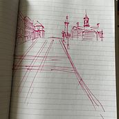 Old montreal. Drawing project by Kelvin Ng - 09.01.2022