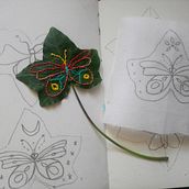 My project for course: Extraordinary Embroidery: Explore Alternative Organic Materials. Embroider, Textile Design, Arts, and Crafts project by Claire Mullan - 09.05.2022