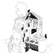 Comme à la maison. Un progetto di Illustrazione tradizionale, Graphic design e Design di poster  di Maxence DeBjc - 05.04.2017