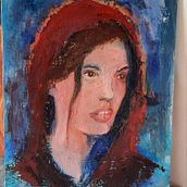 Meu projeto do curso: Retratos contemporâneos a óleo. Projekt z dziedziny Trad, c, jna ilustracja,  Sztuki piękne,  Malarstwo i Malarstwo olejowe użytkownika Cristina M G - 01.09.2022