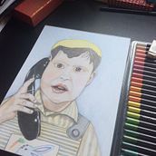 Meu projeto do curso: Retrato realista com lápis de cor. Traditional illustration, Fine Arts, Pencil Drawing, Drawing, Portrait Drawing, Realistic Drawing, Artistic Drawing, and Colored Pencil Drawing project by Carla Alexsandra Ribeiro - 09.05.2022