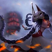 Kitsune Night. Un projet de Illustration traditionnelle de Mariana Antunes - 10.05.2022