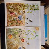 My project for course: Illustrating the Natural World with Watercolor and Charcoal. Traditional illustration, Painting, and Naturalistic Illustration project by jddeering - 09.03.2022