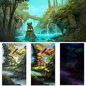 My project for course: Color Theory: How to Apply It to Your Images. Ilustração digital, Concept Art, Pintura digital, e Teoria da cor projeto de Chrysoula Varia - 06.09.2022