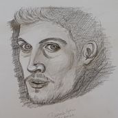 Il mio progetto del corso: Ritratto su blocco da disegno: esplora il volto umano Ein Projekt aus dem Bereich Skizzenentwurf, Zeichnung, Porträtzeichnung, Artistische Zeichnung und Sketchbook von danicipri13 - 06.09.2022