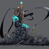 Faction consisting of 3 characters. In order: Boss, Minion and Alpha.. Un proyecto de Ilustración tradicional, Diseño de personajes y Concept Art de Ylenia Forza - 06.09.2022