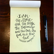 30 Days of Bible Lettering. Calligraph project by Karen Kepkay - 09.07.2022