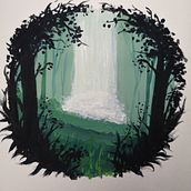 Il mio progetto del corso: Pittura di paesaggi fantastici a guazzo. Traditional illustration, Painting, and Gouache Painting project by Carlo - 09.07.2022