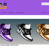 Mi proyecto del curso: Mi Tienda de Zapatillas. Un progetto di Informatica, Marketing, Web design, Web development, Marketing digitale, E-commerce, Sviluppo No-Code e Business di Aitor Urizar Diaz - 11.11.2021
