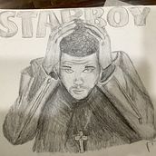 Mi proyecto del curso: Sketchbook de retrato: explora el rostro humano starboy. Un proyecto de Bocetado, Dibujo, Dibujo de Retrato, Dibujo artístico, Sketchbook e Ilustración tradicional de Eliz Tesa - 07.09.2022