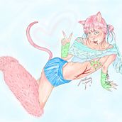 Furry Dolls. Un proyecto de Ilustración tradicional, Dibujo, Dibujo artístico, Manga e Ilustración de moda					 de Cat Bernard - 09.09.2022