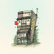 My project for course: Expressive Architectural Sketching with Colored Markers. Sketching, Drawing, Architectural Illustration, Sketchbook & Ink Illustration project by Ashish Ranjan - 09.06.2022