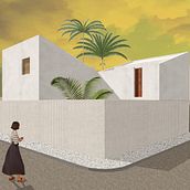 Mi proyecto del curso: Representación gráfica de proyectos arquitectónicos. Architecture, Graphic Design, Interior Architecture, Interior Design, L, scape Architecture, Collage, Digital Architecture, and Architectural Illustration project by María Victoria Marín - 09.08.2022