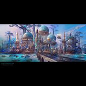 Turquoise Land. Un progetto di Arte concettuale e Matte painting di amirgarusian - 08.09.2022
