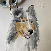 Meu amor de quatro patas em aquarela . Traditional illustration, and Watercolor Painting project by Rebecca Tavares - 09.08.2022