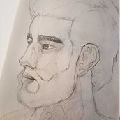 Meu projeto do curso: Caderno de retratos: explore o rosto humano. Een project van  Schetsen,  Tekening,  Portrettekening,  Artistieke tekening y Sketchbook van Bruna Rodrigues - 28.08.2022