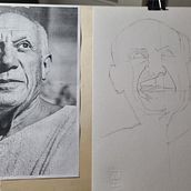 Mi proyecto del curso: Retrato realista con lápiz de grafito. Traditional illustration, Fine Arts, Sketching, Pencil Drawing, Drawing, Portrait Drawing, Realistic Drawing, Artistic Drawing, and Figure Drawing project by rafaelda05 - 09.08.2022