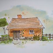 Mijn project van de cursus: Creëer expressieve architecturale schetsen met kleurstiften. Sketching, Drawing, Architectural Illustration, Sketchbook & Ink Illustration project by Carmen Vossepoel - 09.09.2022