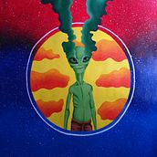 Smoke Space. Traditional illustration project by Rúben Guimarães - 09.09.2022